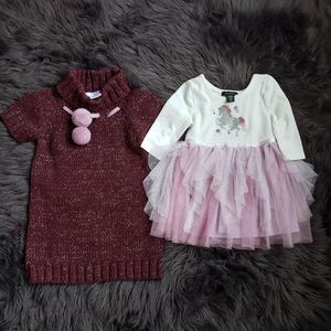 Lot of Baby Girl Dresses Clothes EUC Size 12 months